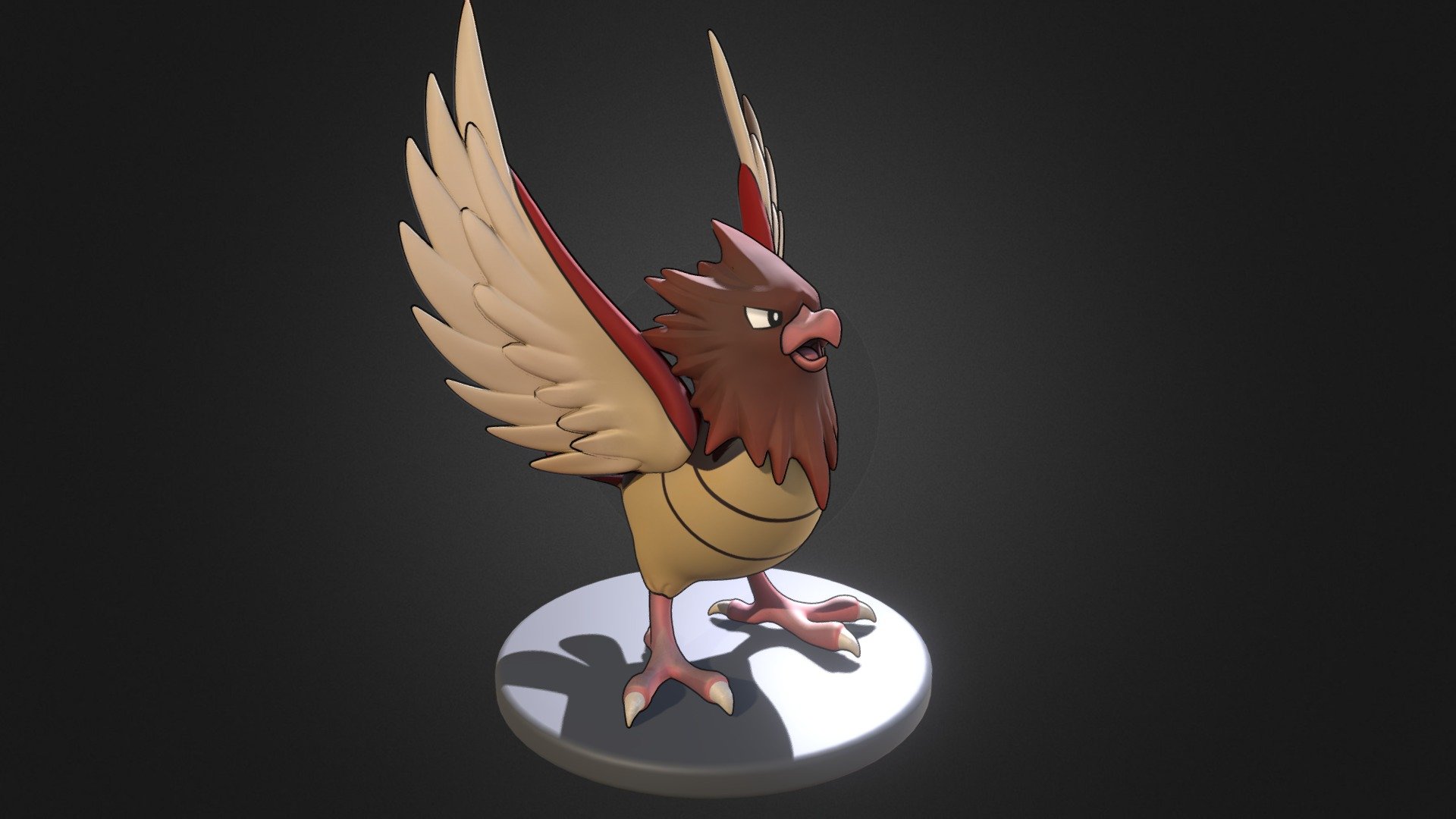 Spearow pokemon 3d model