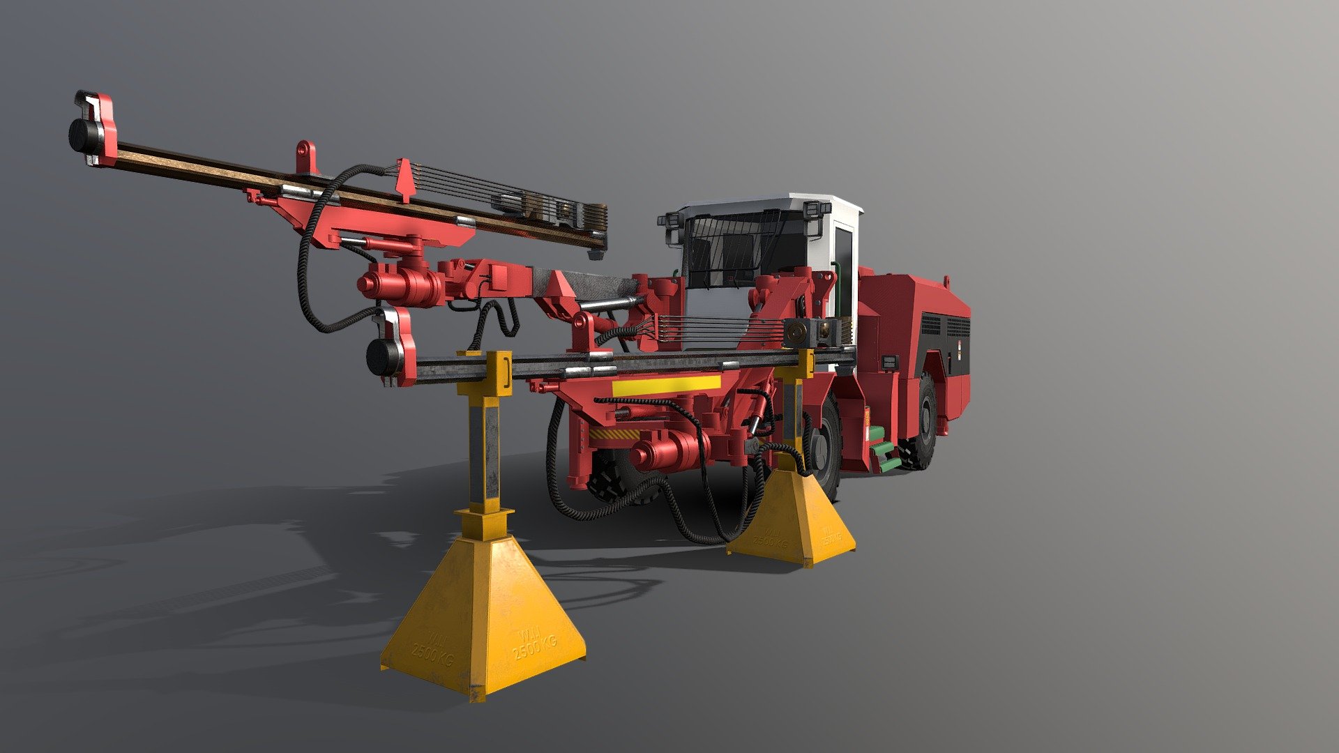 MSA Sandvik_DD421_Loader 3d model