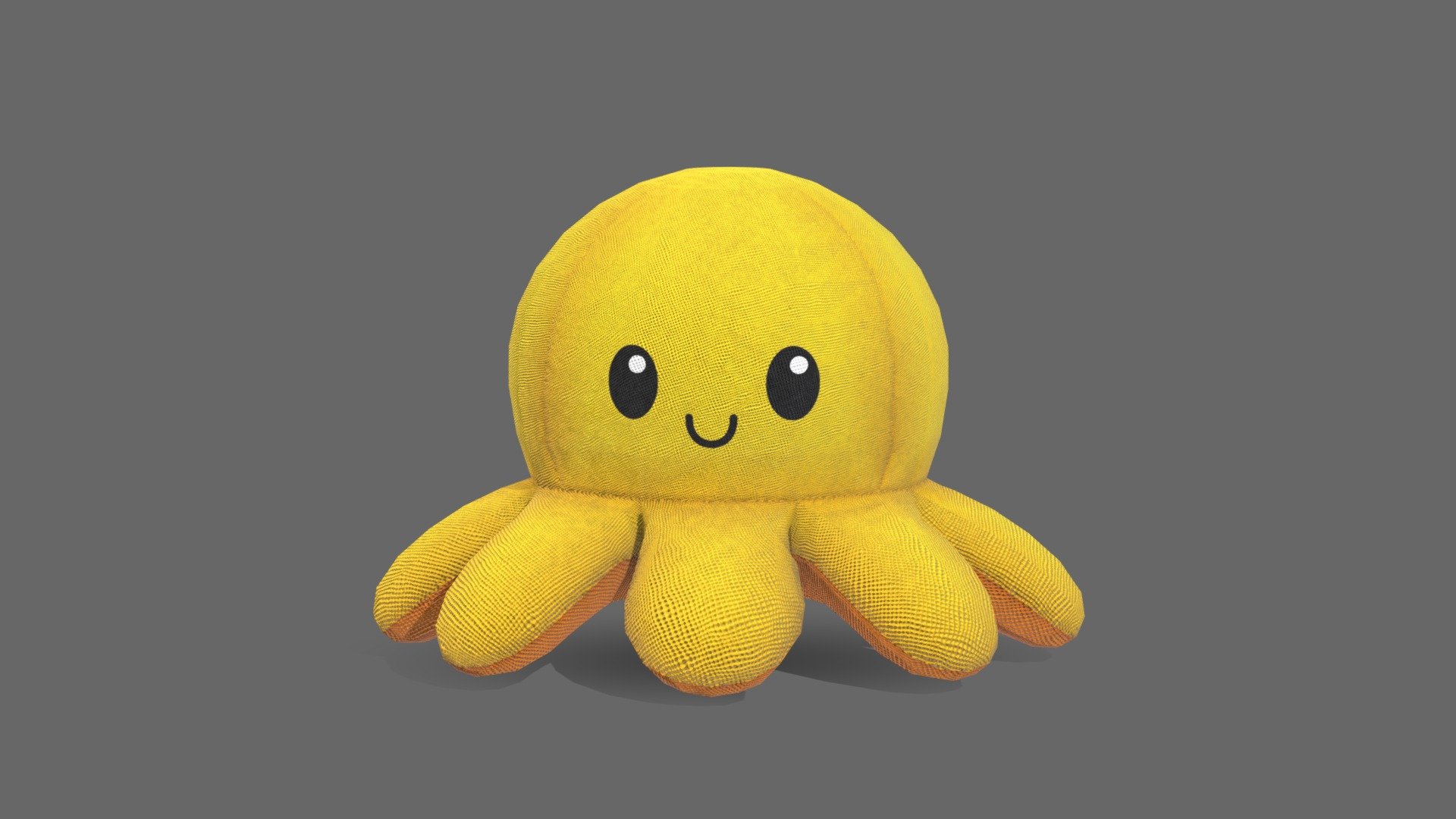 Plush Octopus 3d model