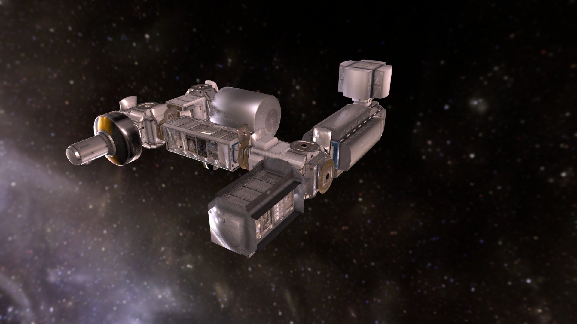 INTERNATIONAL SPACE STATION- Interior 3d model