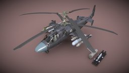 Kamov Ka-52 "Alligator" Dark Static