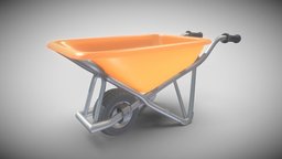 Wheelbarrow 1 (High-Poly Version)