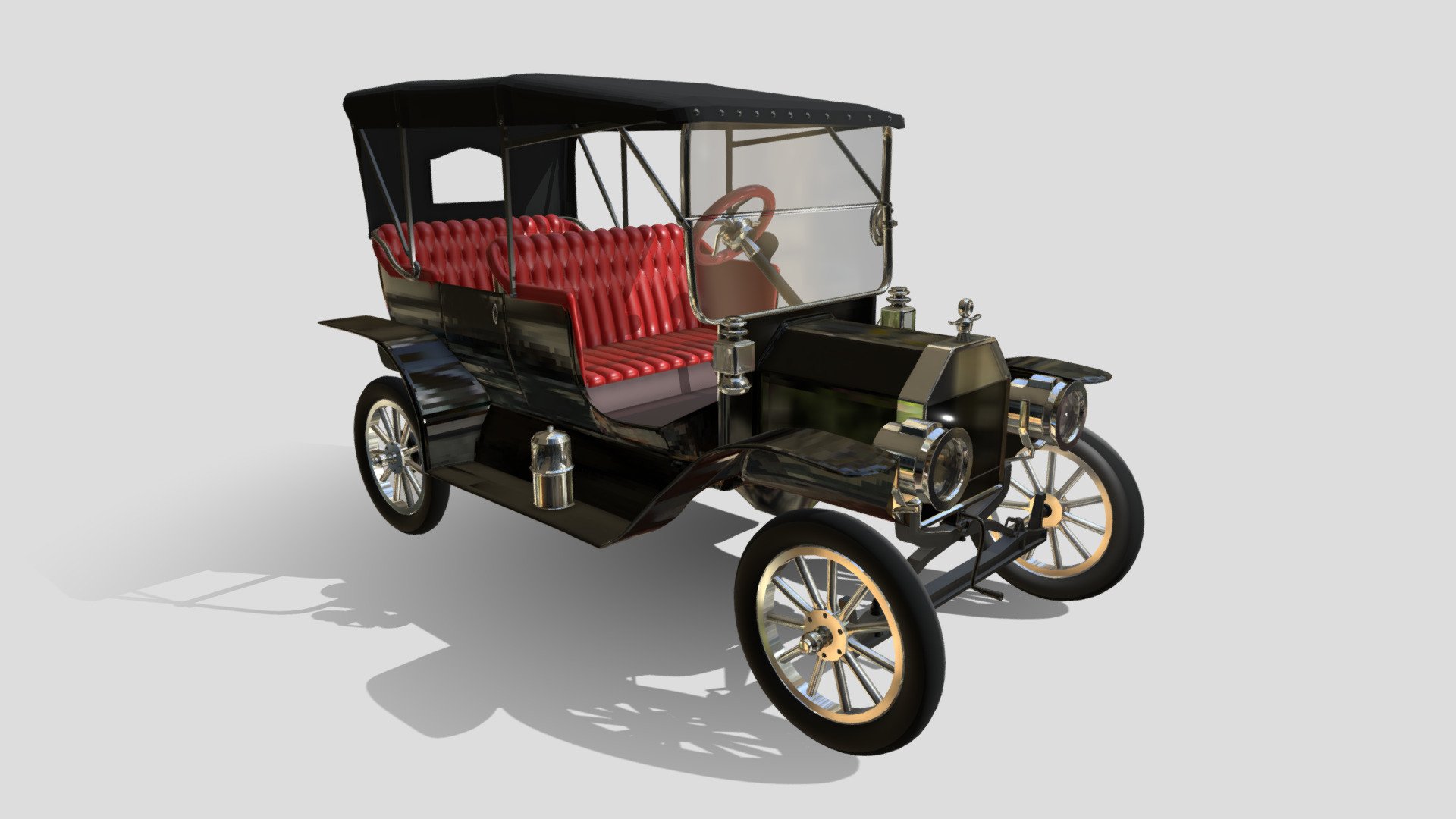 Ford T Model 3d model