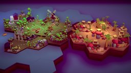 Modular Low Poly Farm