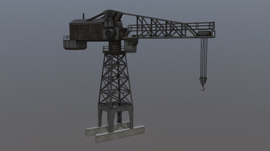 Big Mickey The Crane 3d model