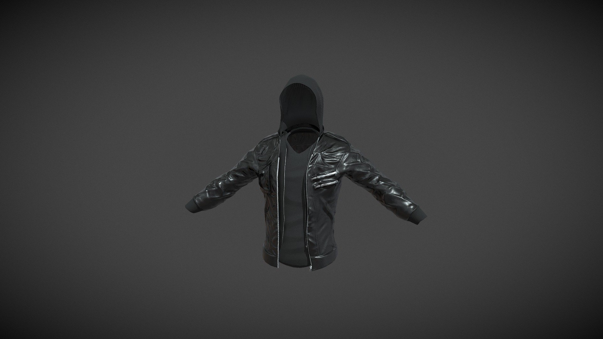 Leather_Jacket 3d model