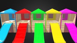 slide_parking 3d model