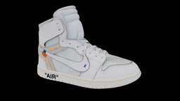 Jordan 1 OFF-White 3D Scan