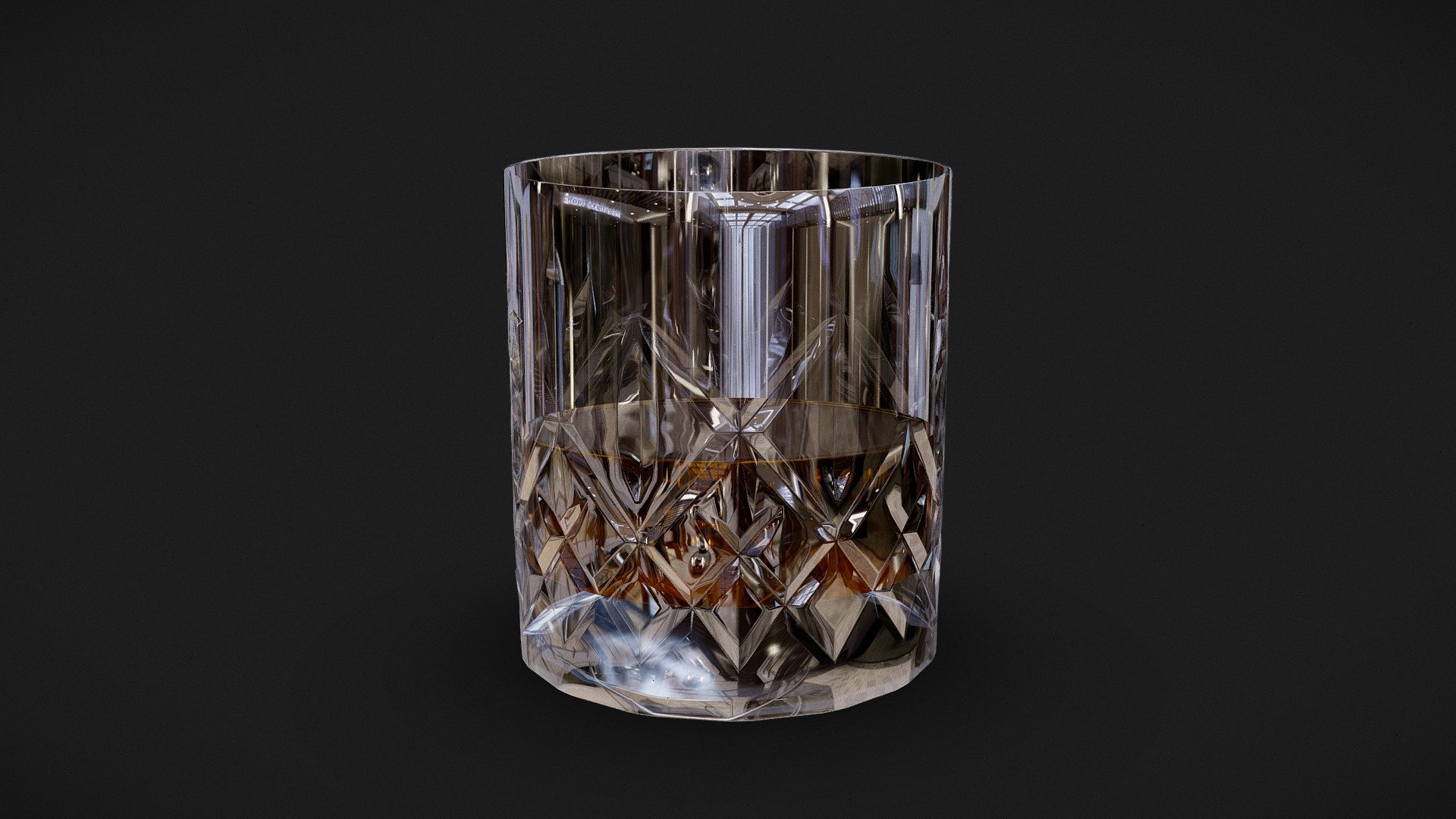 Whisky Glass 3d model