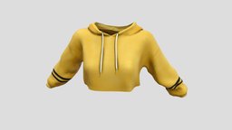 Female Cropped Hoodie