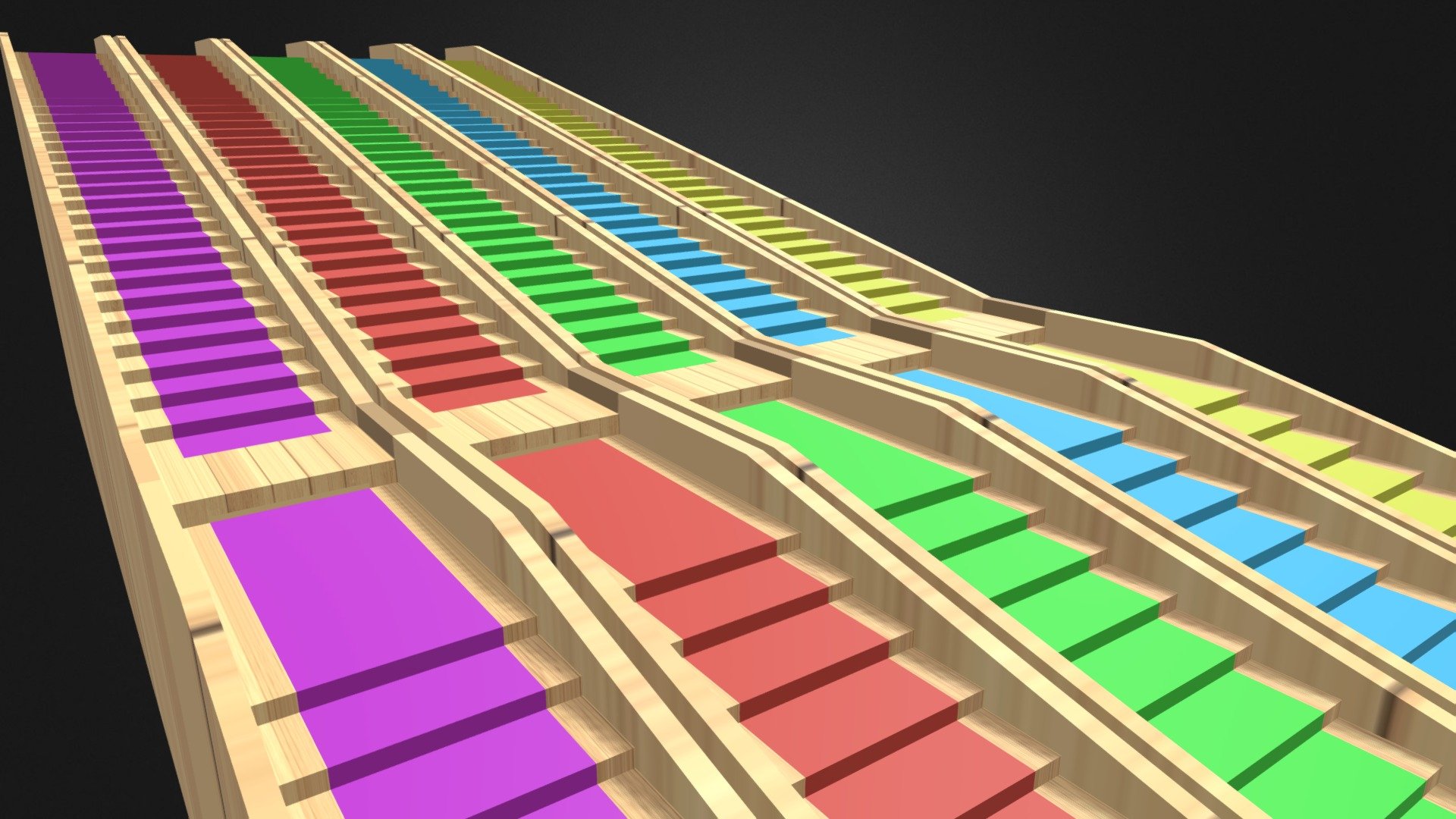 Creative_ Stairs_STAU002 3d model