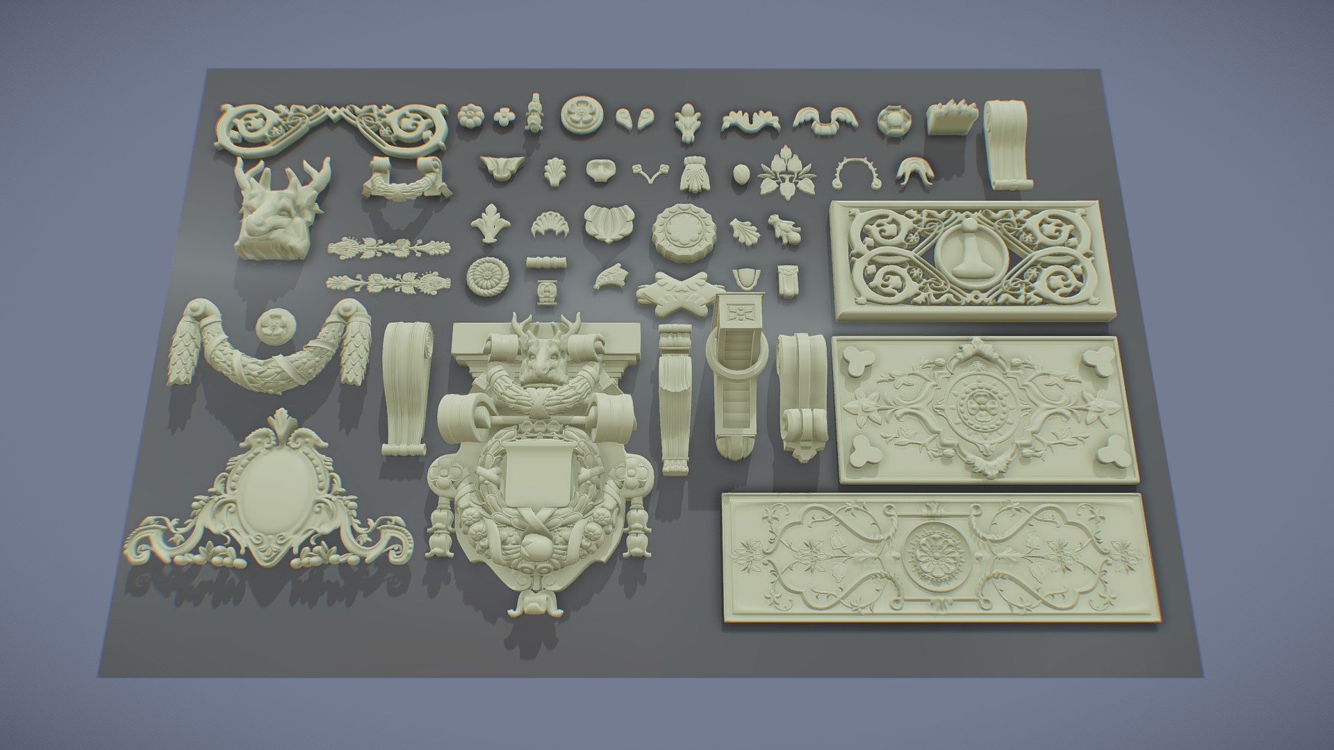 Ornaments 3d model