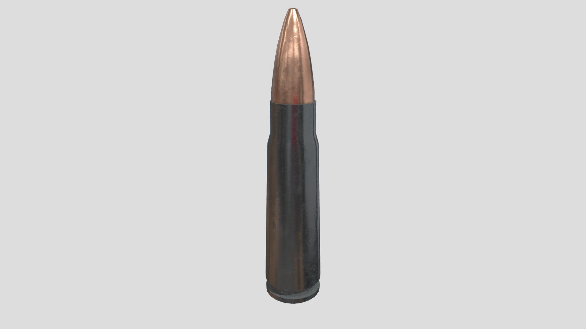 7.62 x 39mm round 3d model