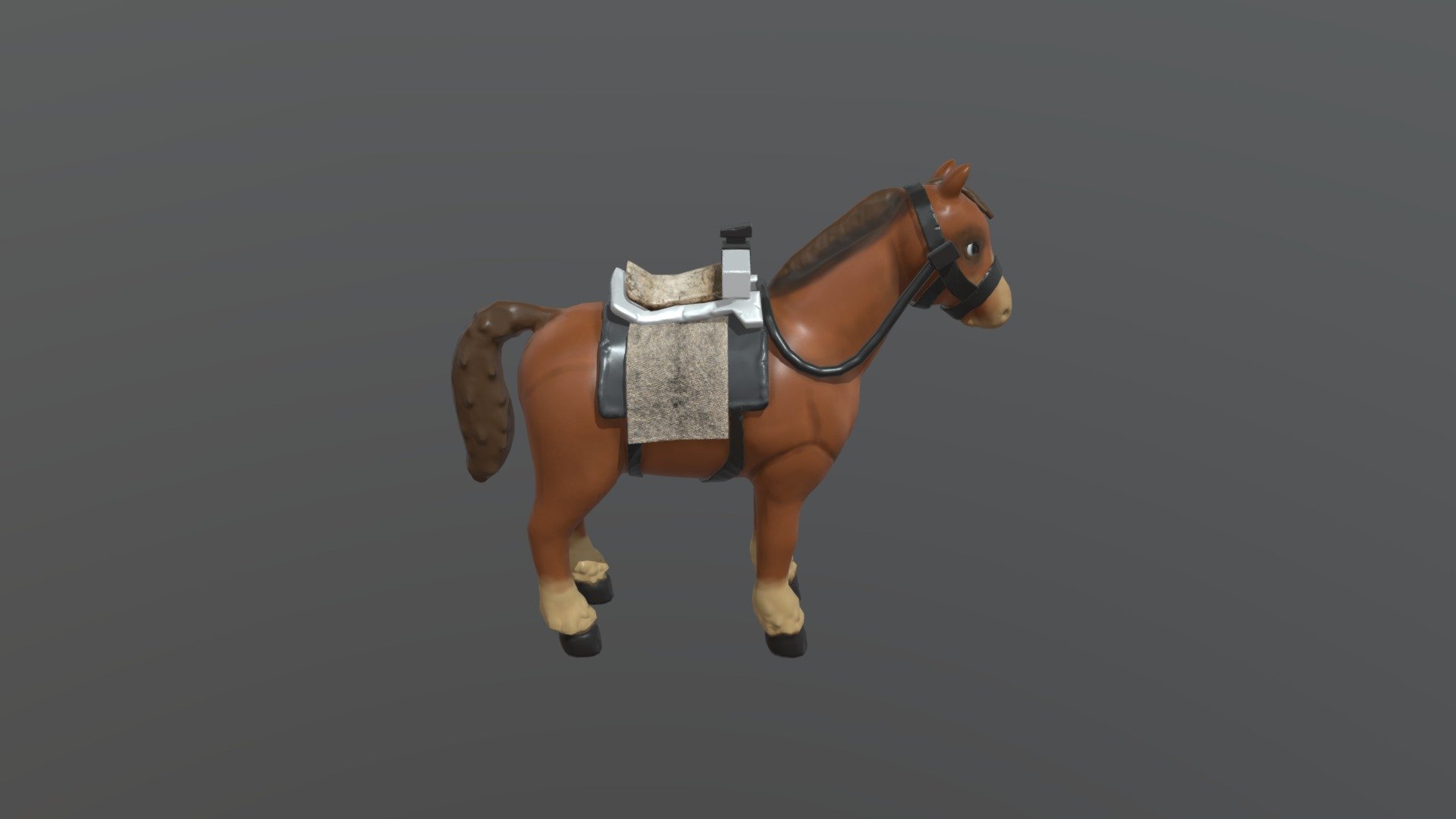 Stylized Horse 3d model