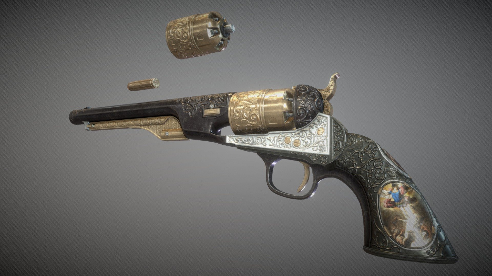 Colt Revolver 3d model