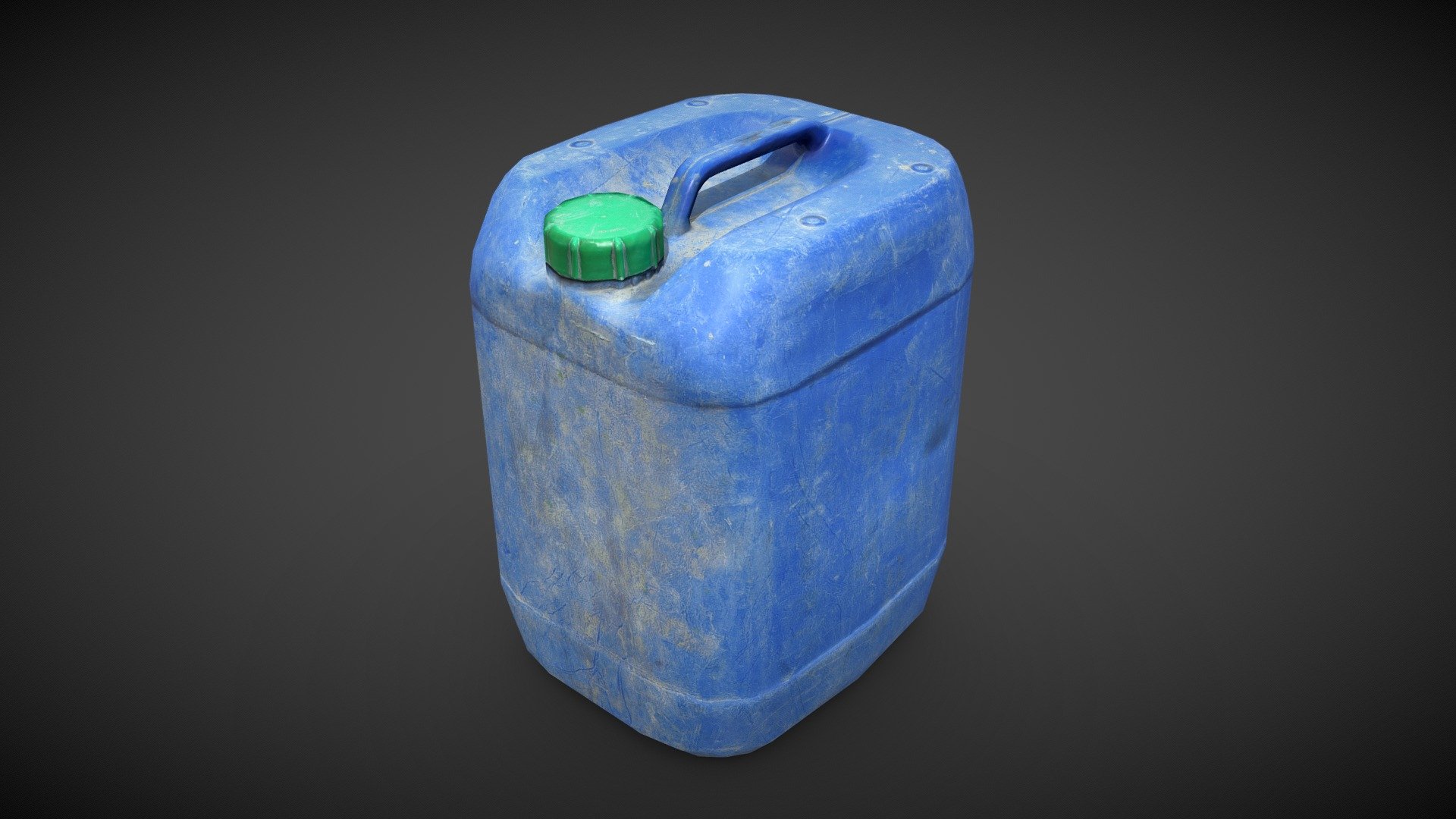 #4 Plastic Canister | Канистра [LowPoly] 3d model