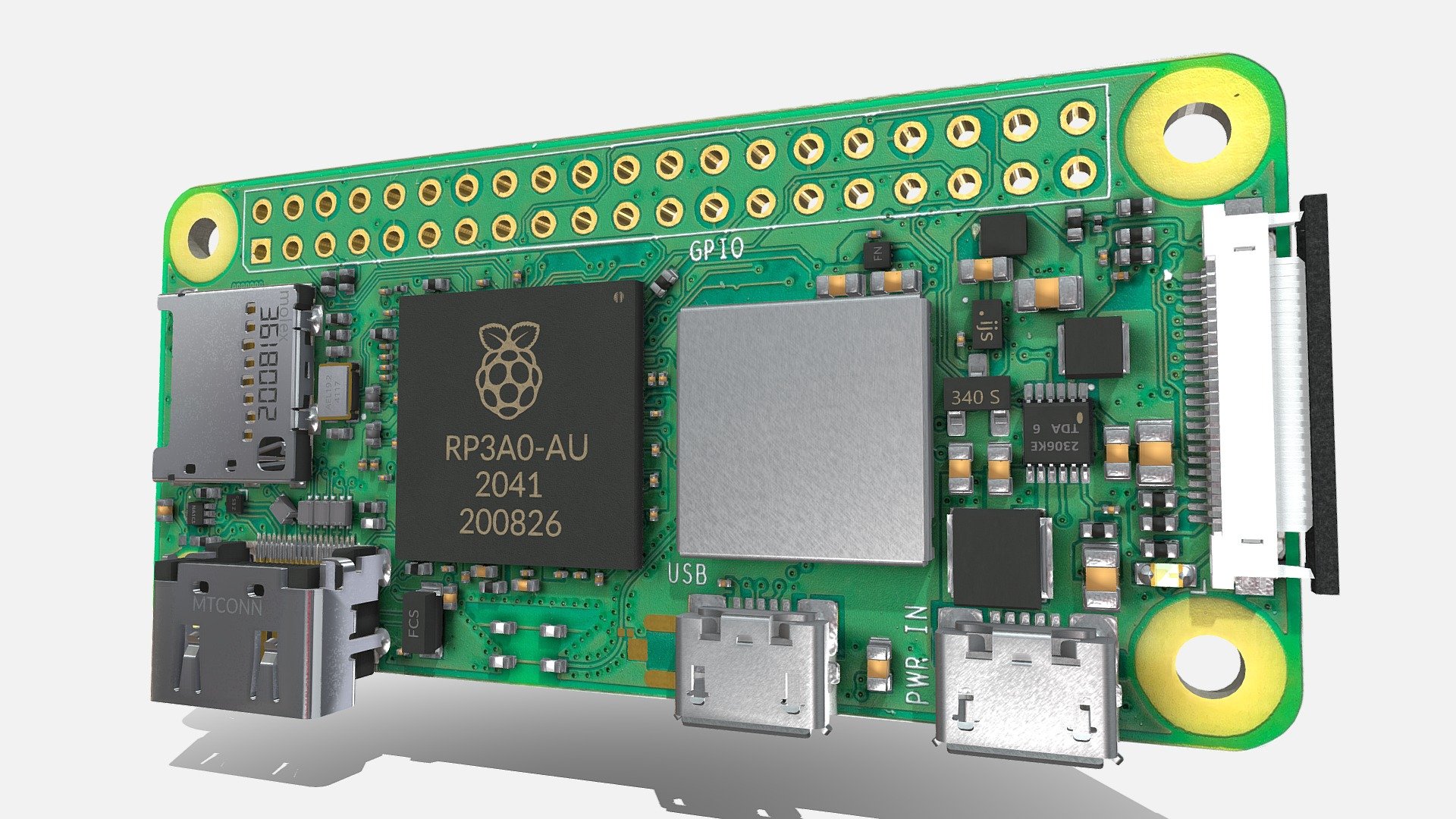 RaspBerry Pi Zero 2 W 3d model