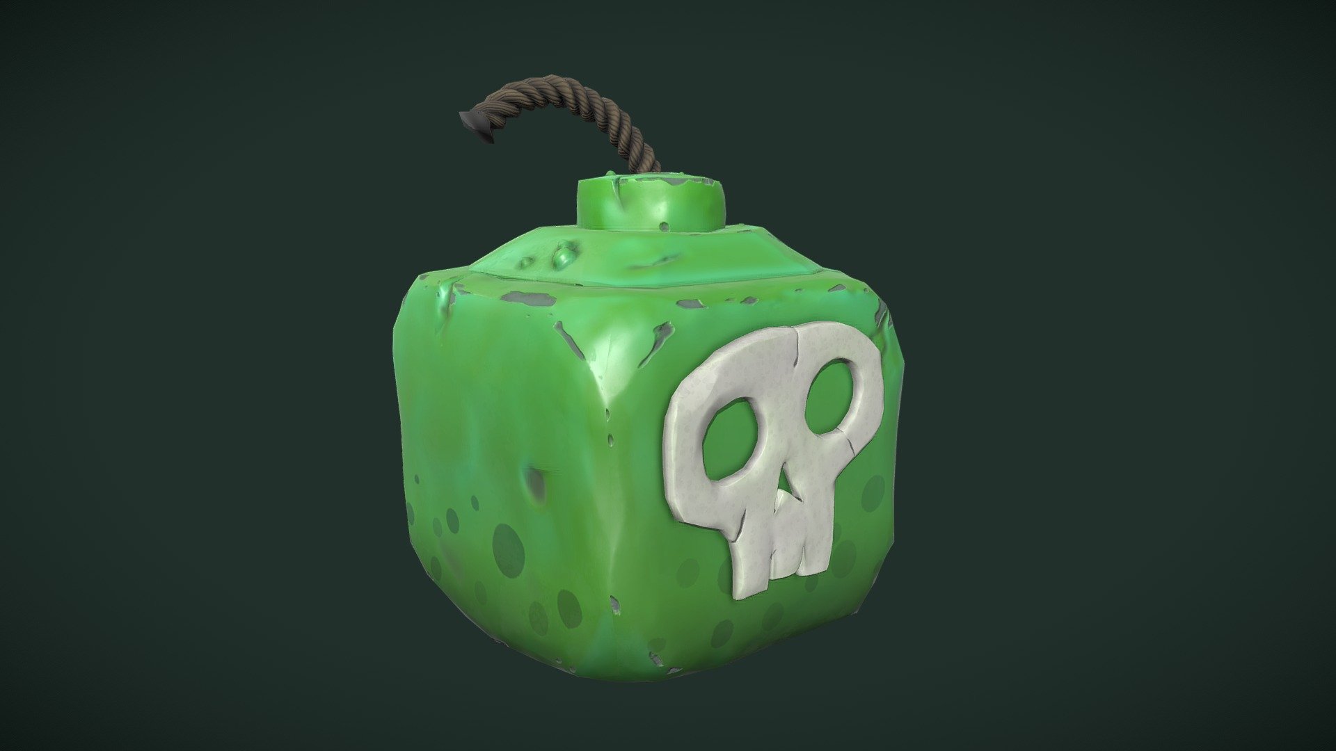 Poison Bomb 2021 3d model