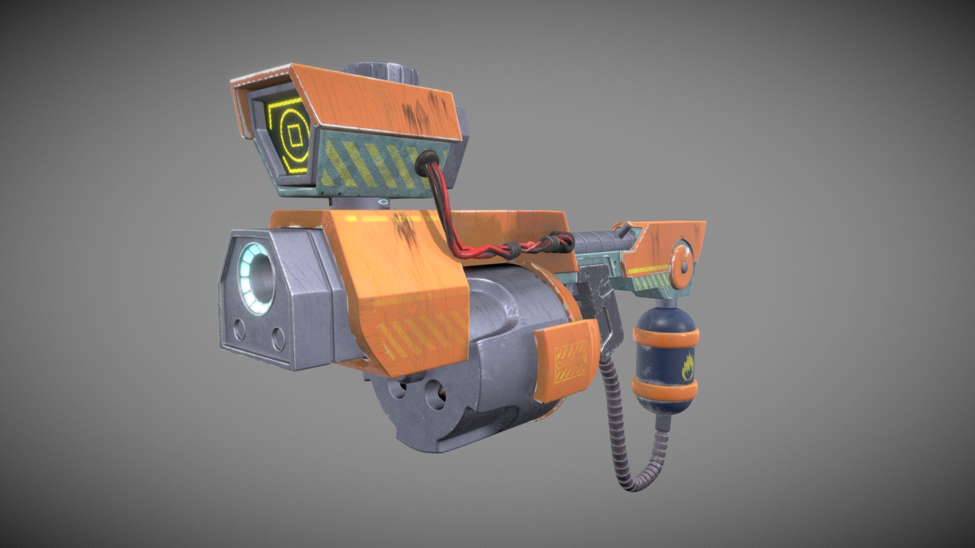 Cartoon Weapon 3d model