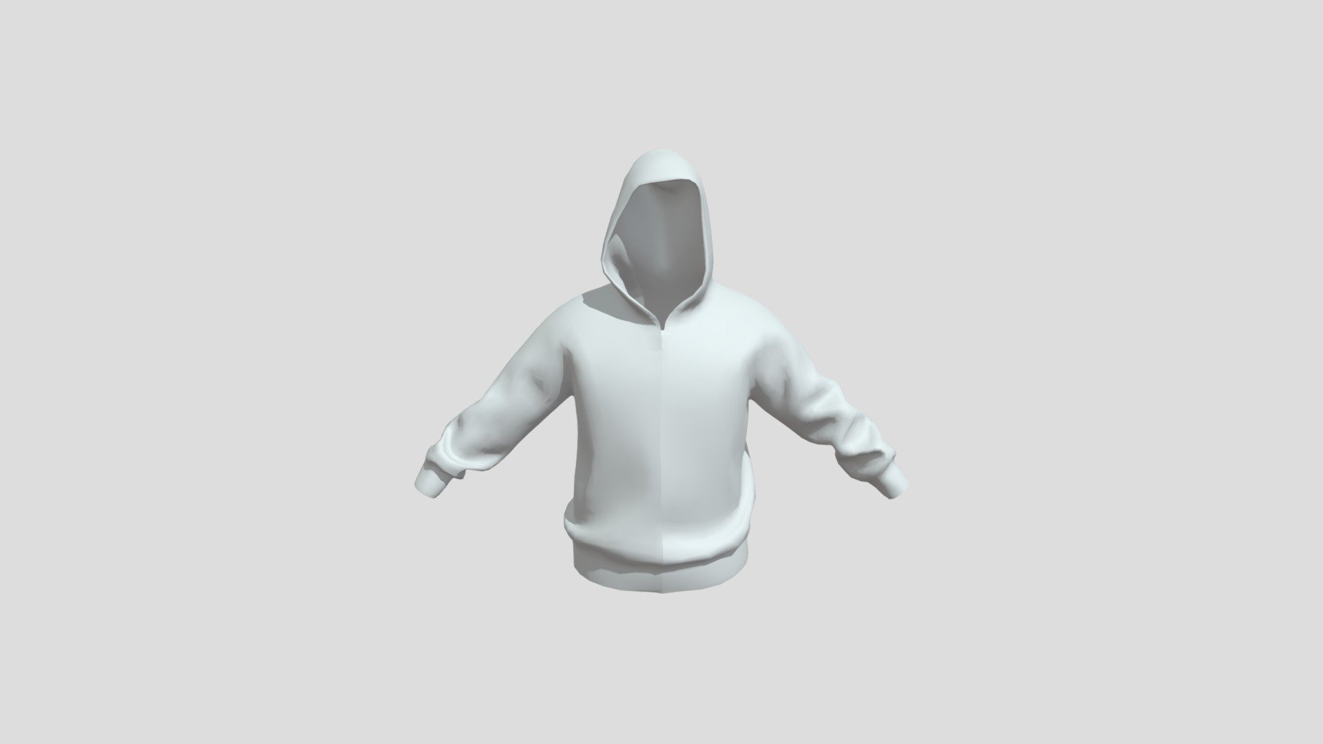 Hoodie Mesh 3d model