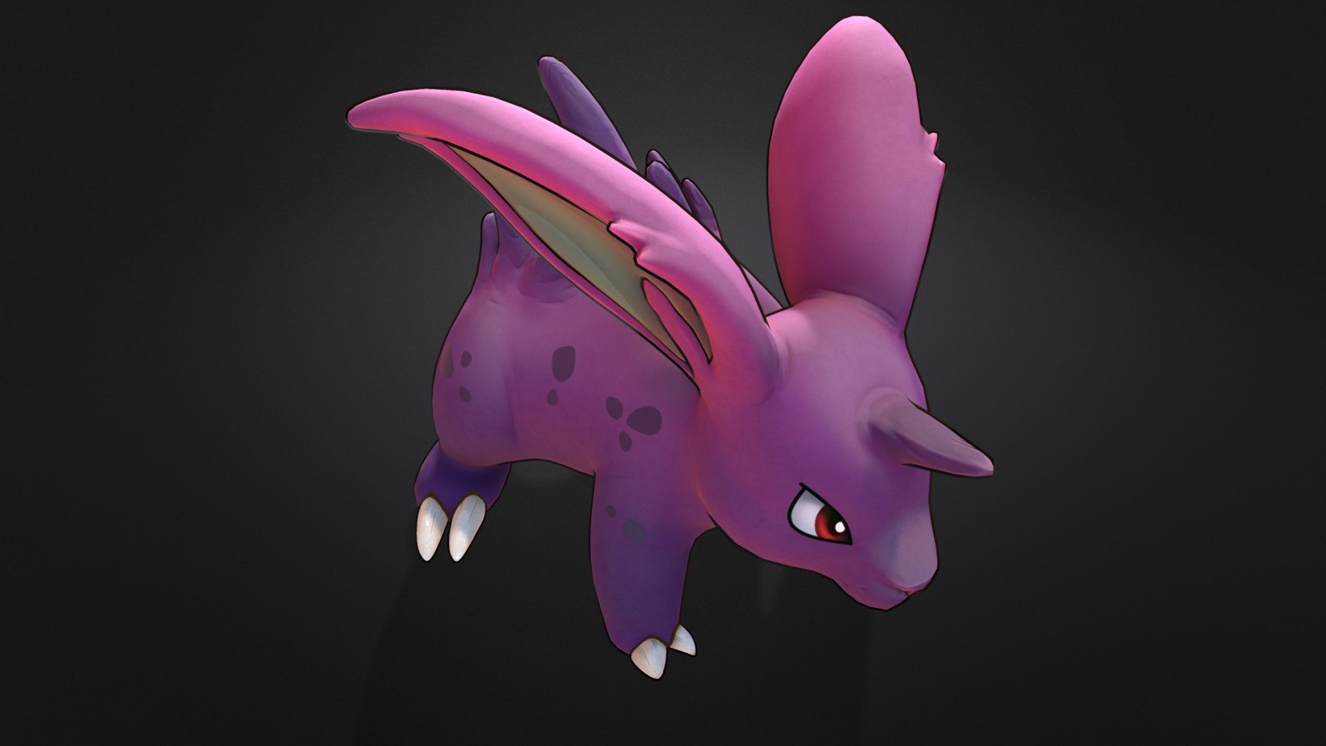 Nidoran Male 3d model