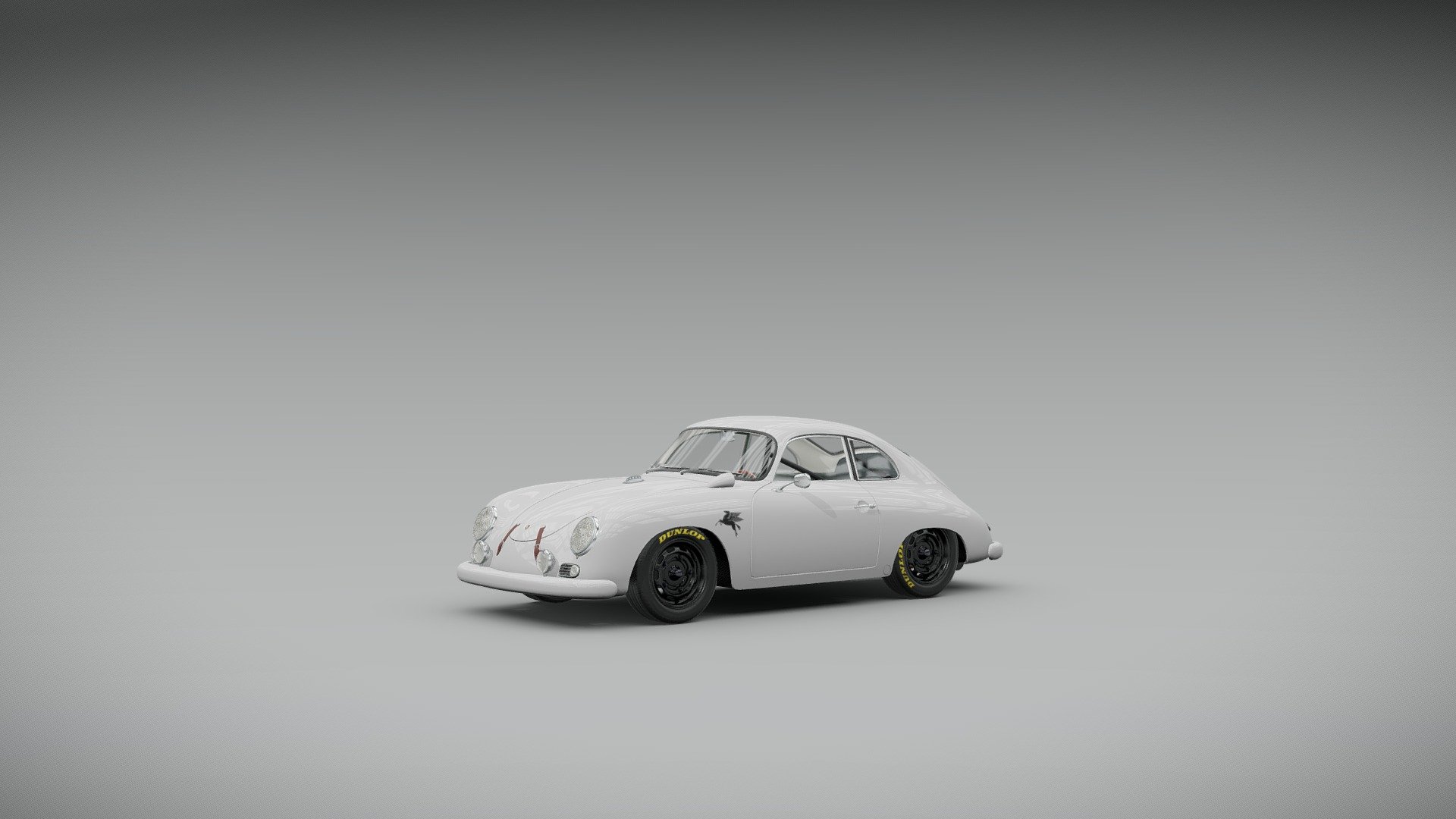 Porsche 356 Outlaws 3d model