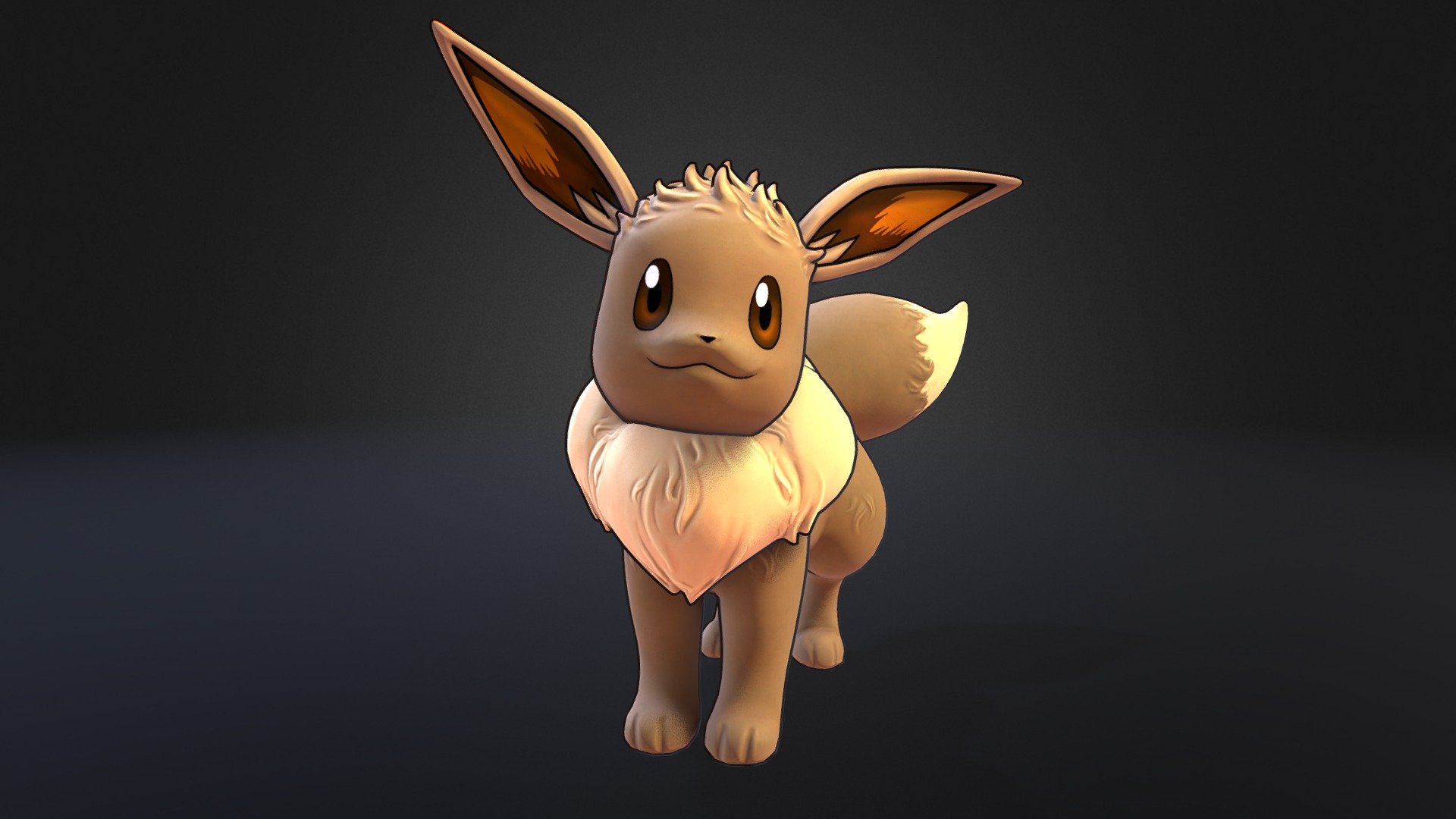 Eevee Pokemon 3d model