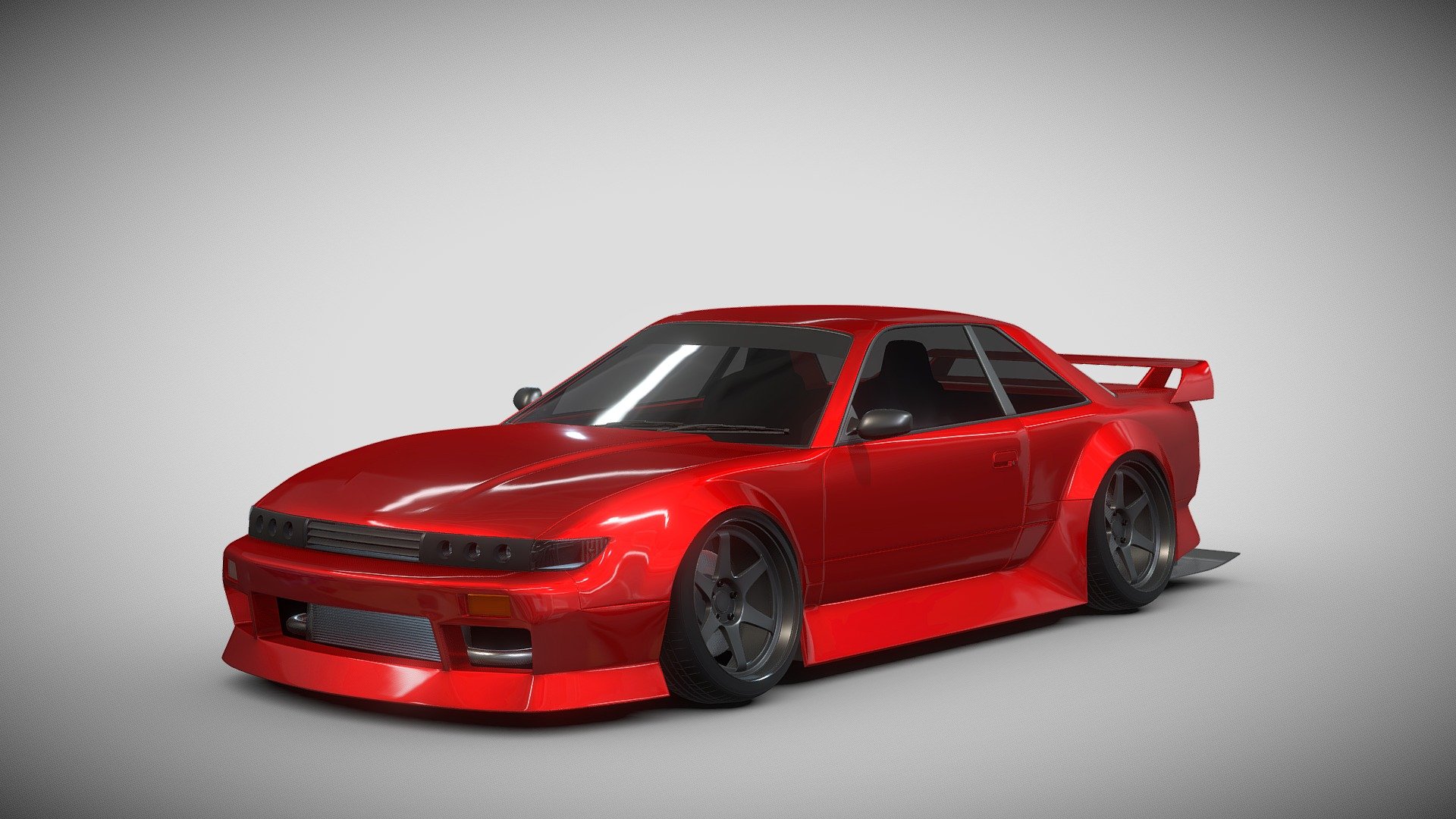 Silvia S13 Widebody 3d model