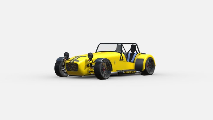 3d model Caterham Turbo 3d model