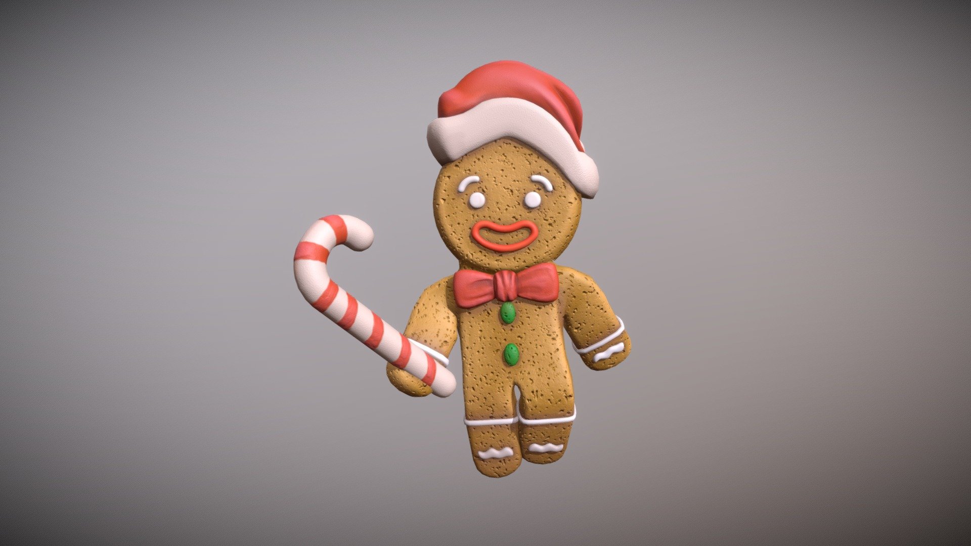 The Gingerbread Man 3d model