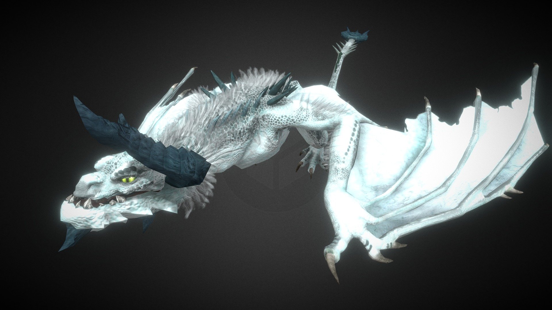 Gran Wyvern Hielo 3d model