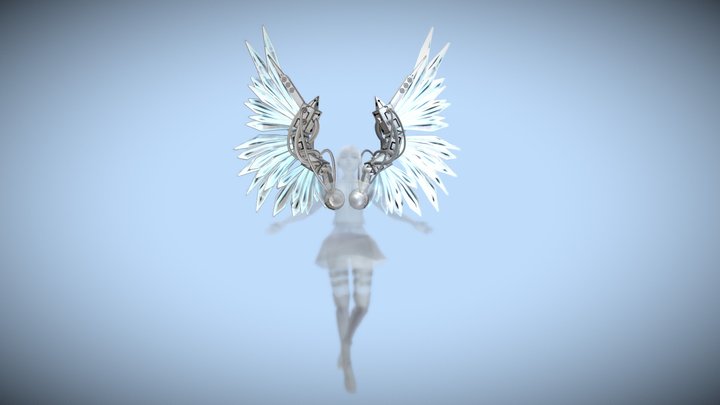 Mecha Angel Wings 3d model