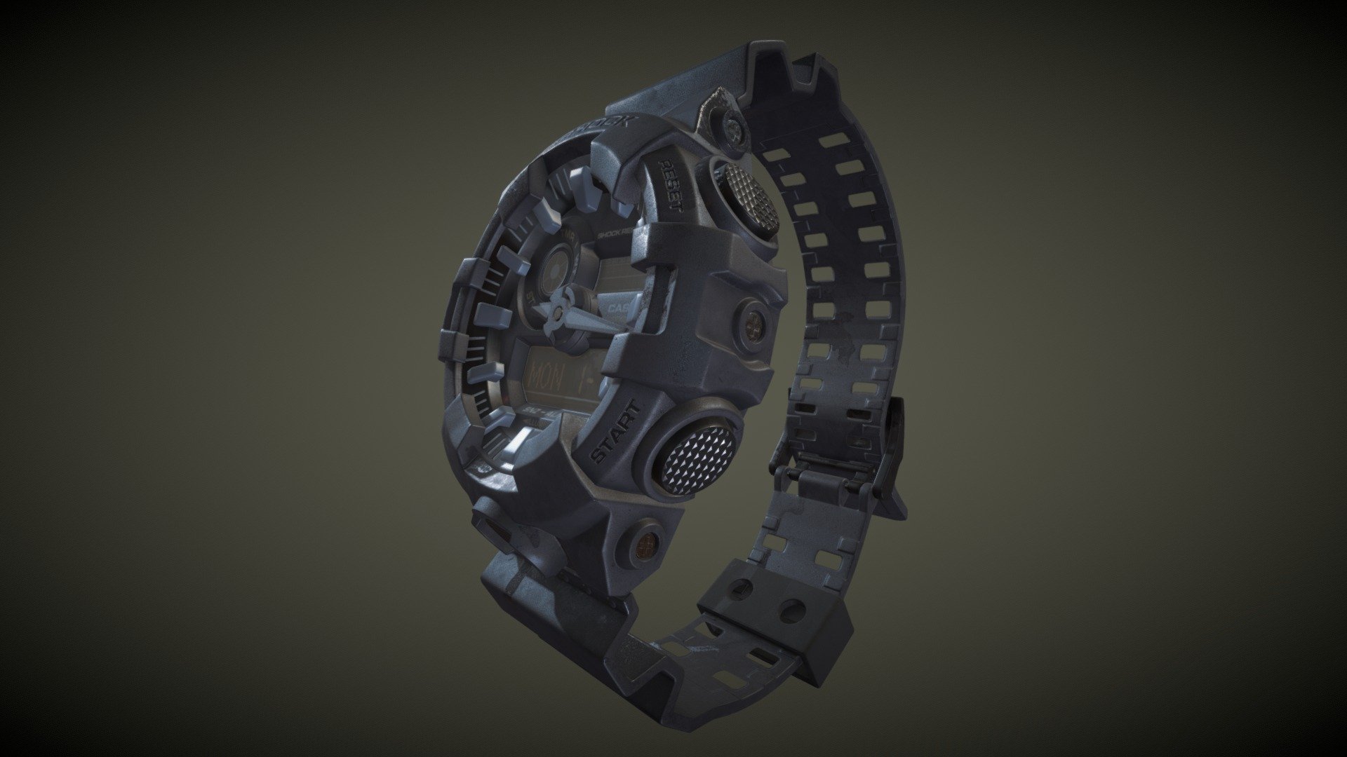 G-SHOCK GA-700UC Watch 3d model