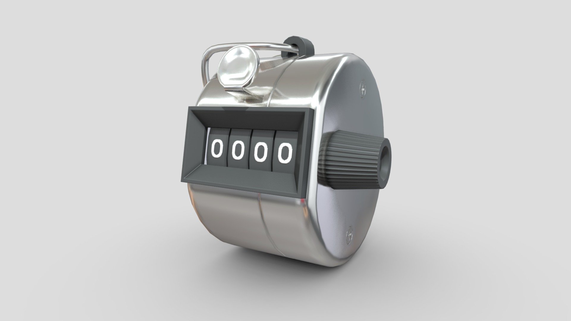 Manual Counter 3d model