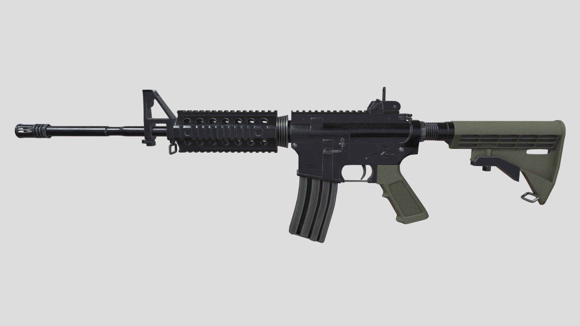 M4A1 3d model