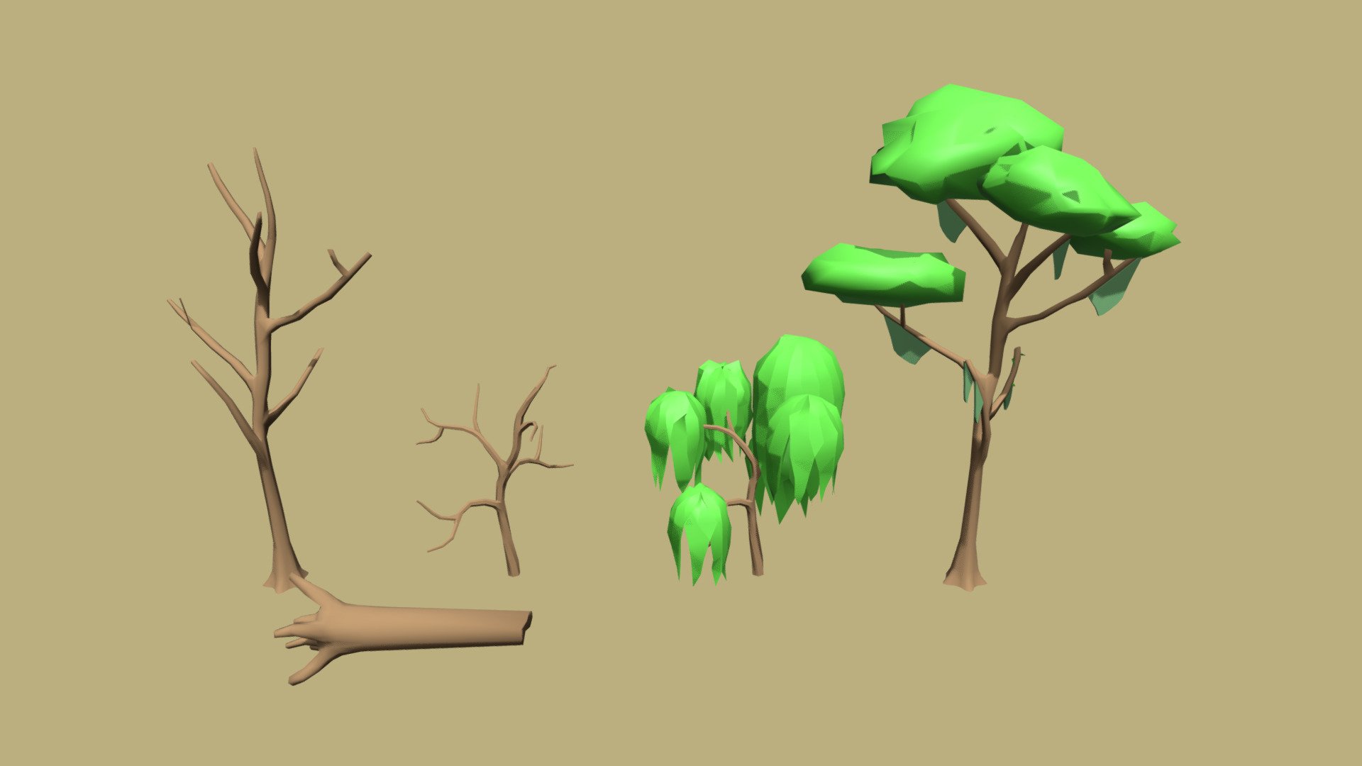 Poly Swamp 3d model