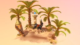 Ancient Egypt Desert Diorama