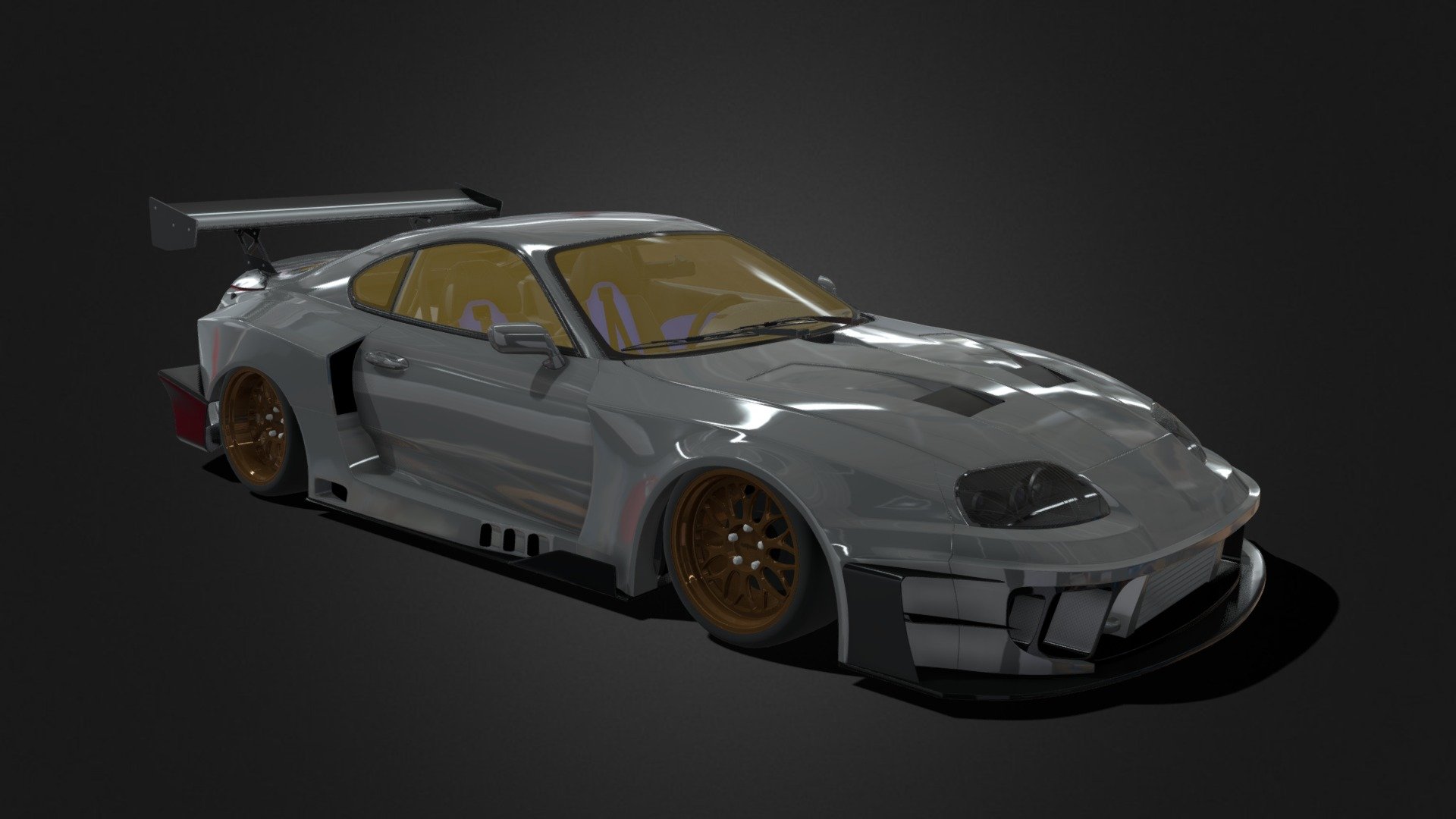 Toyota Supra MK4 Custom 3d model