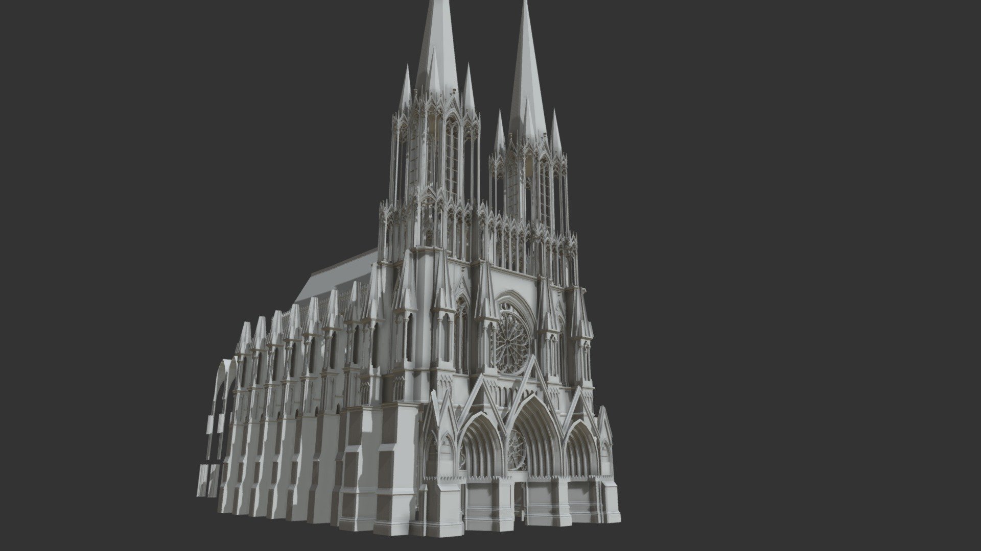 Cathedral Test 3d model