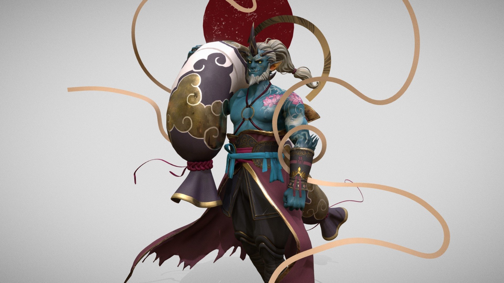 Fujin 3d model