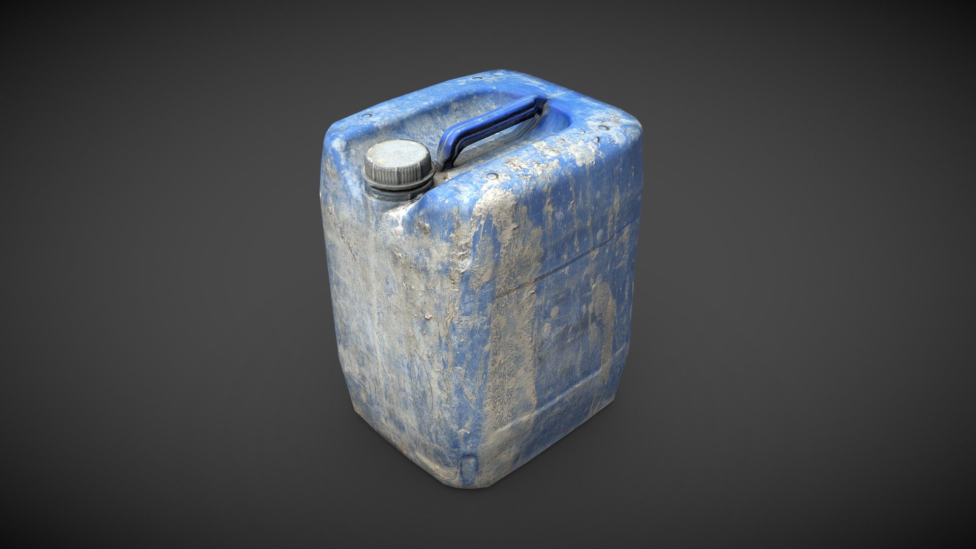 #7 Plastic Canister | Канистра [LowPoly] 3d model