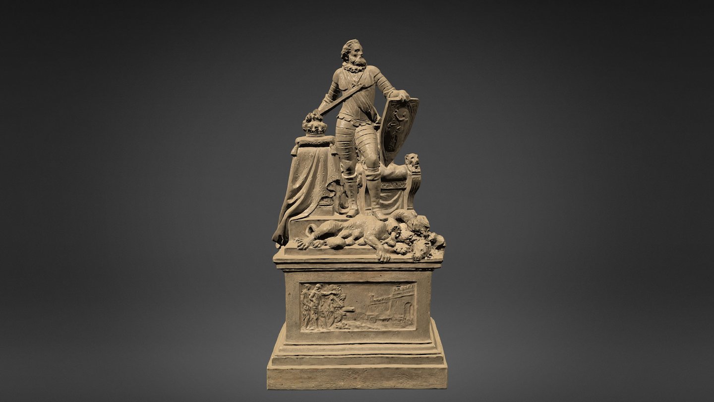 Henri IV foulant aux pieds lhydre de lanarchie 3d model