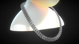 Diamond Link Chain (Modeled Diamonds)