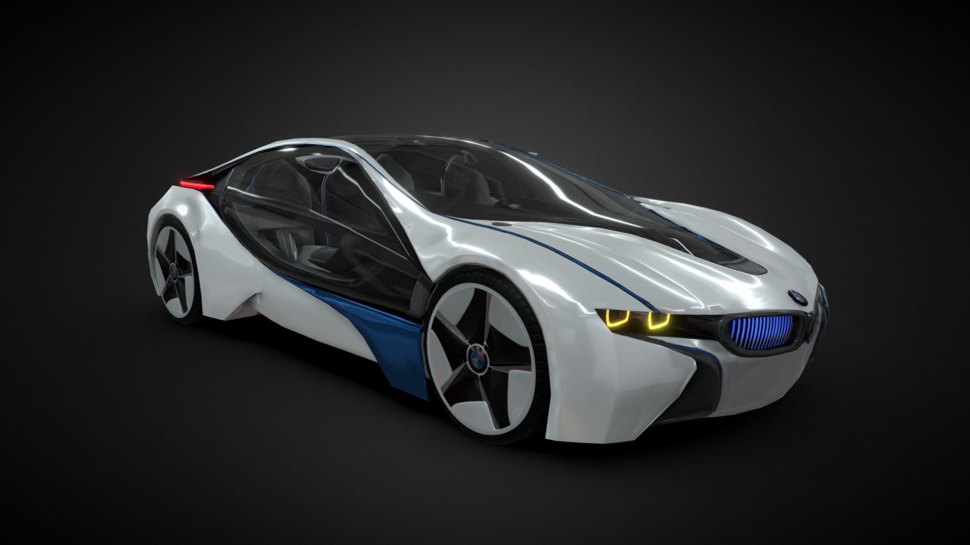 BMW i8 Vision Efficient VR 3d model