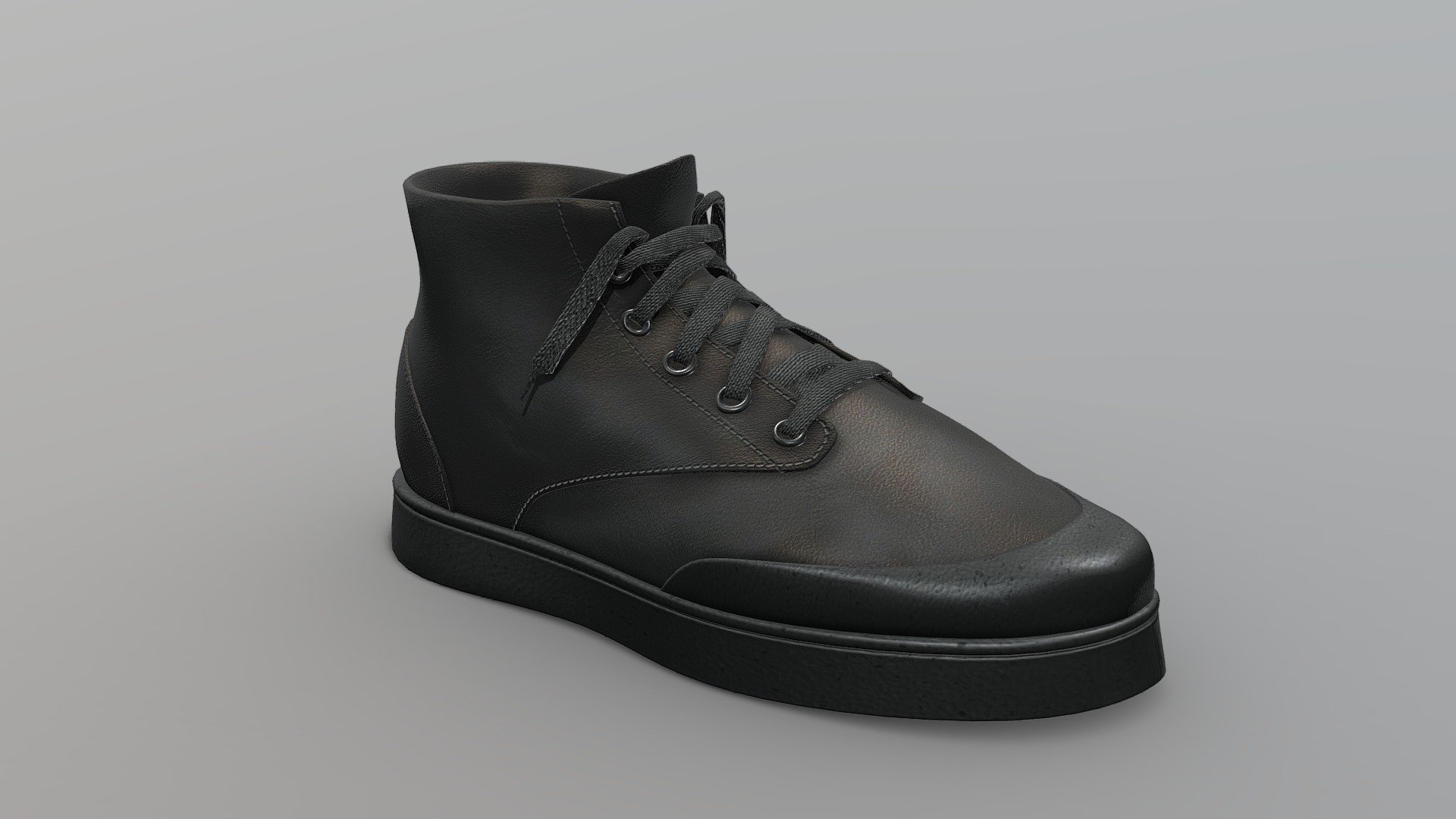 Ankle Boots Sneakers Shoes 3d model