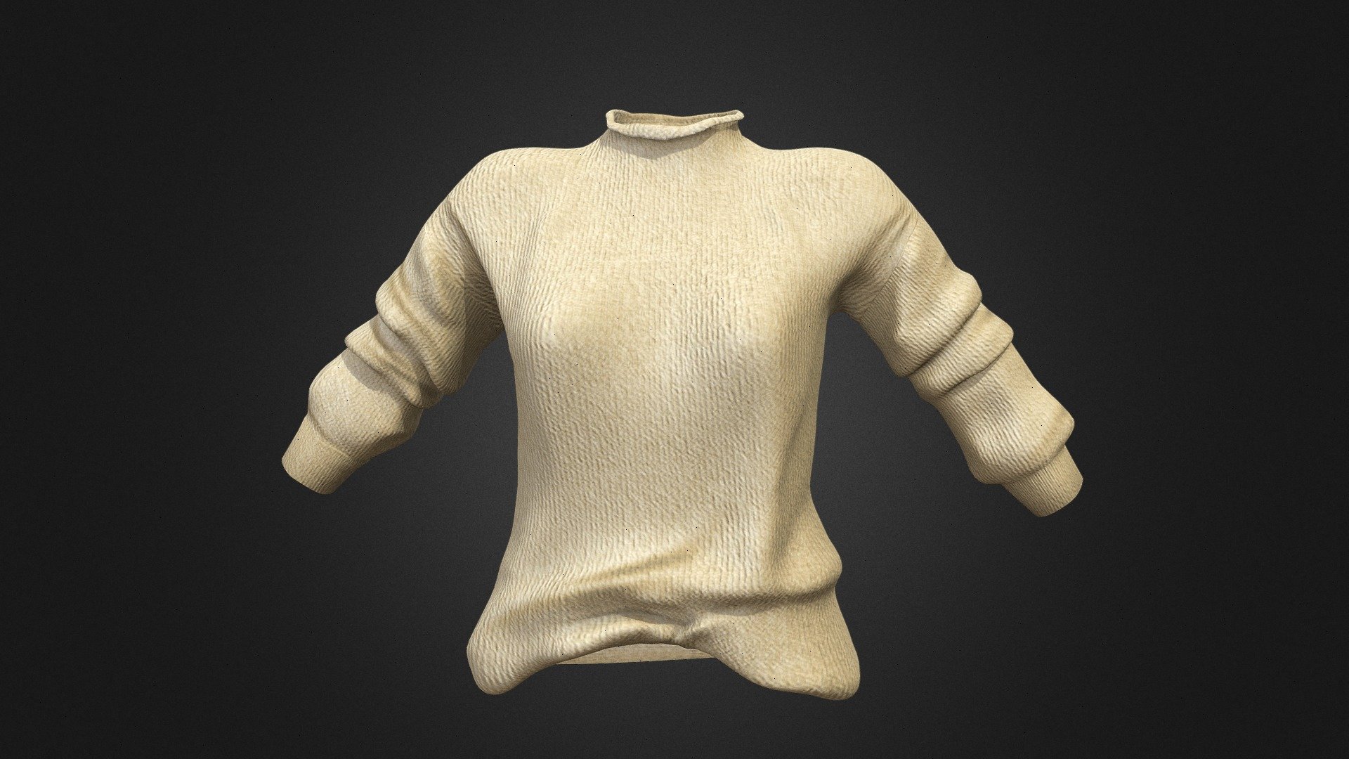 Turtleneck Sweater 3d model