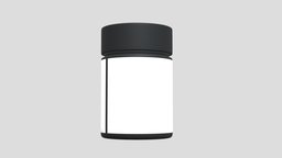 Plastic Jar with label