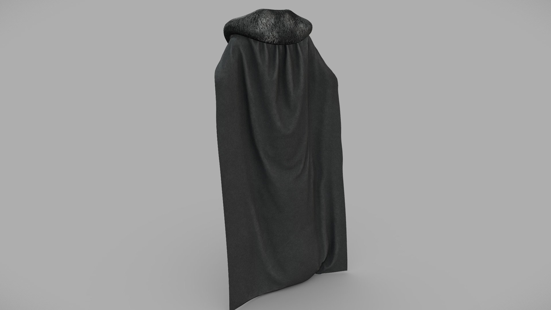 Fur Neck Cape 3d model