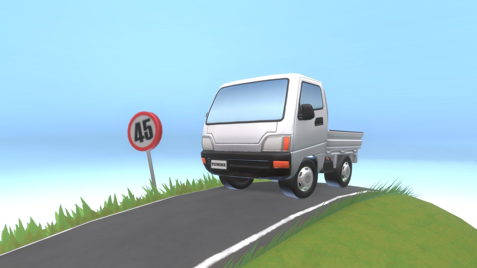 Mini Truck 3d model