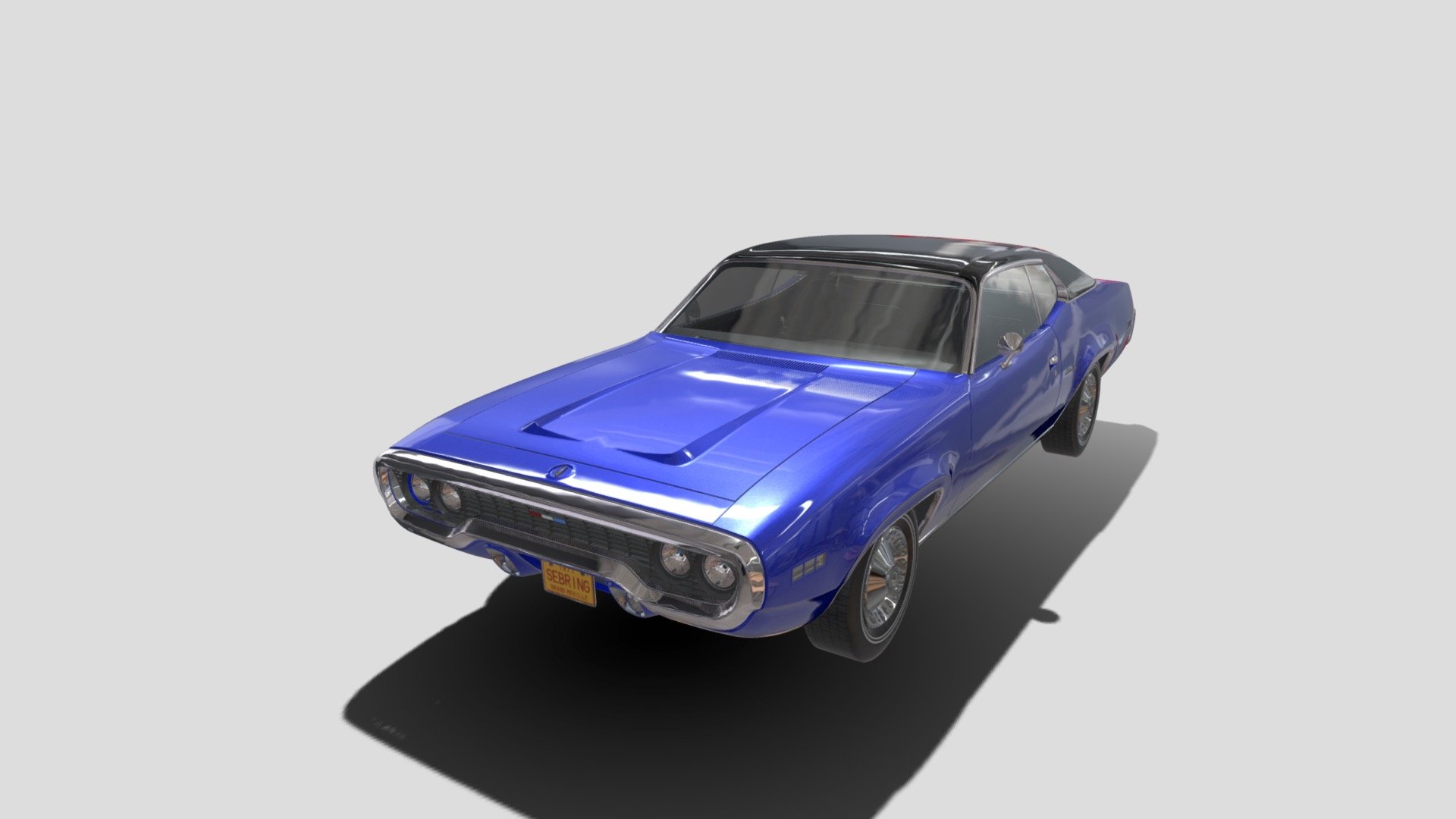 Plymouth GTX 3d model